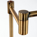Mexlite Standerlampe KARL, 1-flamme, bronze