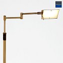 Mexlite Floor lamp KARL, 1 flame, bronze
