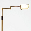 Mexlite Standerlampe KARL, 1-flamme, bronze
