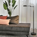 Mexlite Mexlite Standerlampe KARL, 1-flamme, sort