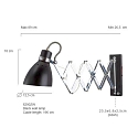 Steinhauer Steinhauer V�glampe SPRING, 1-flamme, sort
