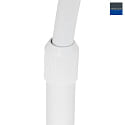 Standerlampe SPARKLED LIGHT halvrund, med afbryder, med skrm, med stik, justerbar E27 IP20, hvid mat 