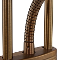 Mexlite Mexlite Floor lamp BIRON, 2 flames, bronze