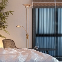 Mexlite Mexlite Floor lamp BIRON, 2 flames, bronze
