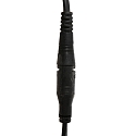 Mexlite Bordlampe BIRON med afbryder, med fleksibel arm IP20, sort mat d�mpbar