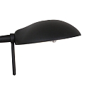 Mexlite Bordlampe BIRON med afbryder, med fleksibel arm IP20, sort mat d�mpbar