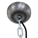 Steinhauer pendant luminaire BIKKEL - � 42CM 1 flame, medium E27 IP20, drak blue dimmable