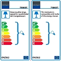 Steinhauer pendant luminaire BIKKEL - � 42CM 1 flame, medium E27 IP20, polished aluminium, steel dimmable