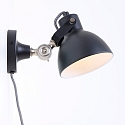 Mexlite Mexlite Wall luminaire CERA, 1 flame, reflector, black