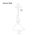 anne light & home AN Pendel FRISK, 1-flamme, metal, gr�n