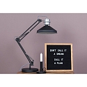 anne light & home AN Bordlampe ZAPPA, 1-flamme, sort