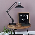 anne light & home AN Bordlampe ZAPPA, 1-flamme, sort