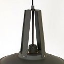 Mexlite Mexlite Pendant luminaire EDEN, 1 flame, 42cm, grey