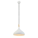 Mexlite Pendel BJORR, 1-flamme, 30cm, hvid
