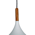 Mexlite Mexlite Pendel BJORR, 1-flamme, 30cm, hvid