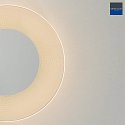 Steinhauer Loftlampe LIDO lille, rund, indirekte, perforeret IP20, hvid mat dmpbar