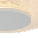 Steinhauer Loftlampe LIDO lille, rund, indirekte, perforeret IP20, hvid mat d�mpbar