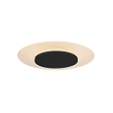 Loftlampe LIDO lille, rund, indirekte, perforeret IP20, sort mat d�mpbar