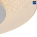 Steinhauer Loftlampe LIDO rund, mittelgro, indirekte, perforeret IP20, hvid mat dmpbar