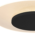 Loftlampe LIDO rund, mittelgro�, indirekte, perforeret IP20, sort mat d�mpbar
