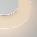 Steinhauer Loftlampe LIDO stor, rund, indirekte, perforeret IP20, hvid mat d�mpbar