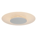 Steinhauer Loftlampe LIDO stor, rund, indirekte, perforeret IP20, hvid mat d�mpbar