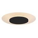 Loftlampe LIDO stor, rund, indirekte, perforeret IP20, sort mat d�mpbar