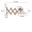 anne light & home AN V�glampe WOODY, 1-flamme, b�g