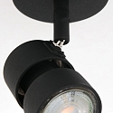 Spot NATASJA 1-flamme, Dim-To-Warm, justerbar GU10 IP20, st�l b�rstet d�mpbar