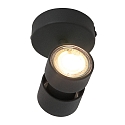 Spot NATASJA 1-flamme, Dim-To-Warm, justerbar GU10 IP20, st�l b�rstet d�mpbar