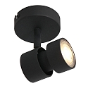 Spot NATASJA 1-flamme, Dim-To-Warm, justerbar GU10 IP20, st�l b�rstet d�mpbar