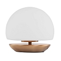 Bordlampe ANCILLA rund, kort, med touch-d�mper G9 IP20, b�rstet bronze d�mpbar