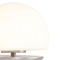Steinhauer Bordlampe ANCILLA rund, kort, med touch-d�mper G9 IP20, st�l b�rstet d�mpbar