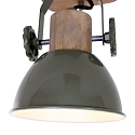 Mexlite Mexlite Spot GEARWOOD, 1-flamme, gr�n