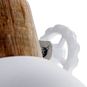 Mexlite Mexlite Spot GEARWOOD, 1-flamme, hvid