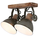 Mexlite Mexlite Spot GEARWOOD, 2 flames, green