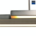 Steinhauer Pendel ZELENA LED, justerbar, 4-flammer, slv