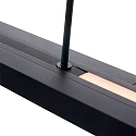 Steinhauer Steinhauer Pendant luminaire ZELENA LED, adjustable, 4 flames, black