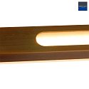 Steinhauer Pendant luminaire ZELENA LED, 3 flames, L:150cm, bronze