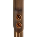 Steinhauer Standerlampe ZODIAC LED, 2-flammer, med l�searm justerbar, bronze