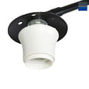 Standerlampe SPARKLED LIGHT cylindrisk, med afbryder, med skrm, med stik, justerbar E27 IP20, sort mat dmpbar