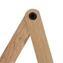 Mexlite Mexlite Wall luminaire DION, 1 flame, beech
