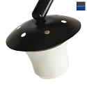 floor lamp SPARKLED LIGHT with switch, with shade, with plug, adjustable, conical E27 IP20, black matt 
