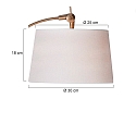 Steinhauer shade, white