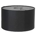 sk�rm KAPPEN - � 20CM flad, cylindrisk, sort