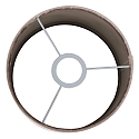 Steinhauer sk�rm KAPPEN - � 20CM h�j, cylindrisk, s�lv