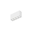 Loftlampe LINOO SURFACE 4.0 4-flammer, firkantet IP20, hvid mat, hvid blank d�mpbar
