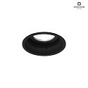 Wever & Ducr Recessed spot DEEP 1.0 MR16, 12V, GU5.3, QR-CBC51 max. 12W, with standard springs, black