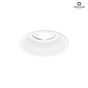Wever & Ducr Recessed spot DEEP IP44 1.0 MR16, 12V, GU5.3, QR-CBC51 max. 12W, with standard springs, white