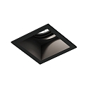 Indbygget spotlys PLANO 1.0 - LED 1-flamme, kardanisk drejning, med klemfjedre IP20, mat, kulsort d�mpbar